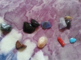 Collection of semi-precious stones
